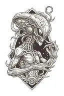 alien tattoo design idea