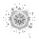 Star tattoo design idea