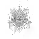 Star tattoo design idea