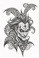 joker tattoo design idea