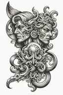 gemini tattoo design idea