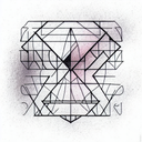 Triangle tattoo design idea