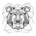 Bear tattoo design idea