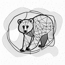 Bear tattoo design idea