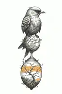 bird tattoo design idea