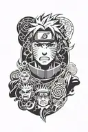 Naruto tattoo design idea