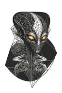 alien tattoo design idea