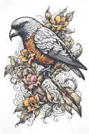 bird tattoo design idea