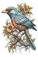 bird tattoo design idea