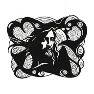 jesus tattoo design idea
