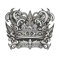 crown tattoo design idea