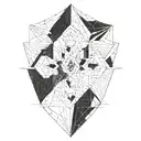blackout tattoo design idea