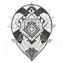 blackout tattoo design idea