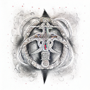 Ankh Symbol tattoo design idea