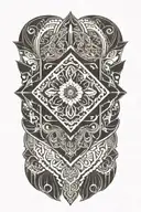 henna tattoo design idea