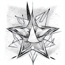 Star tattoo design idea