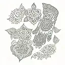 henna tattoo design idea