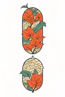 leaf tattoo design idea