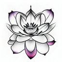 Lotus Flower tattoo design idea