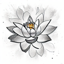 Lotus Flower tattoo design idea