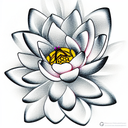 Lotus Flower tattoo design idea