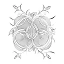 Vine tattoo design idea