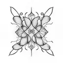 Vine tattoo design idea