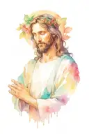 jesus tattoo design idea