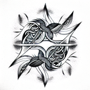 Yinyang tattoo design idea