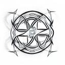 Yinyang tattoo design idea