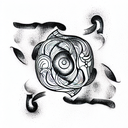 Yinyang tattoo design idea