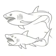 shark tattoo design idea