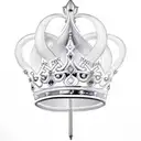 Queen's Crown tattoo design idea