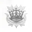 Queen's Crown tattoo design idea