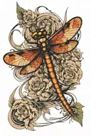 dragonfly tattoo design idea