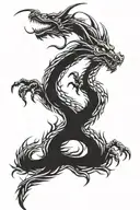 dragon tattoo design idea