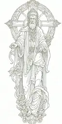 religious tattoo design idea