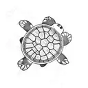 Turtle tattoo design idea
