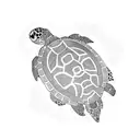 Turtle tattoo design idea