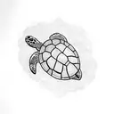 Turtle tattoo design idea