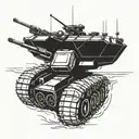 Bradley fighting vehicle tattoo design idea