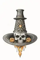 spooky tattoo design idea
