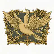 dove tattoo design idea