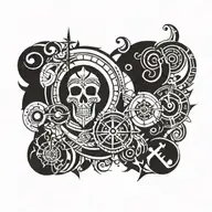 nautical tattoo design idea
