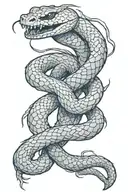 snake tattoo design idea