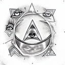 All Seeing Eye tattoo design idea