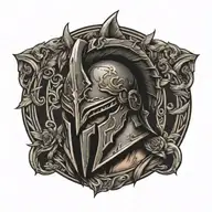 spartan tattoo design idea