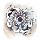 Wabi Sabi and The Enso tattoo design idea