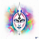 Third Eye tattoo design idea