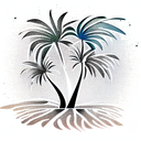 Palm Tree tattoo design idea